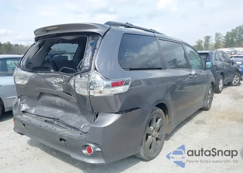 2015 Toyota Sienna Se Premium 8 Passenger z USA, uszkodzony, nr VIN 5TDXK3DCXFS634291